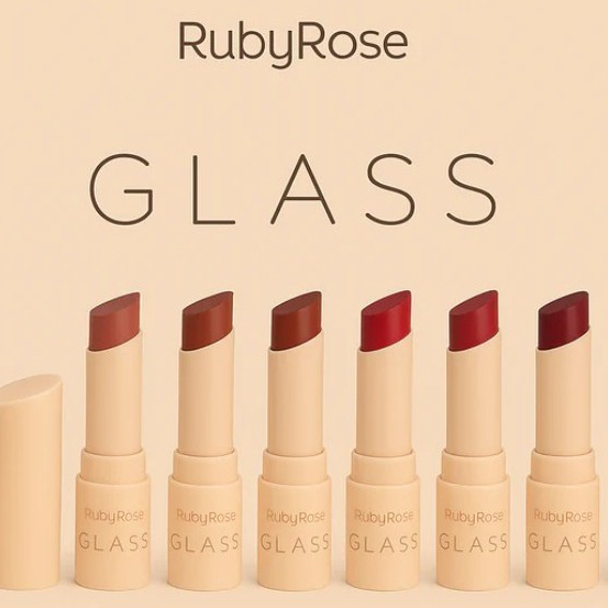 Batom Creamy Matte Glass Ruby Rose | NÃO TRANSFERE | Acabamento ...