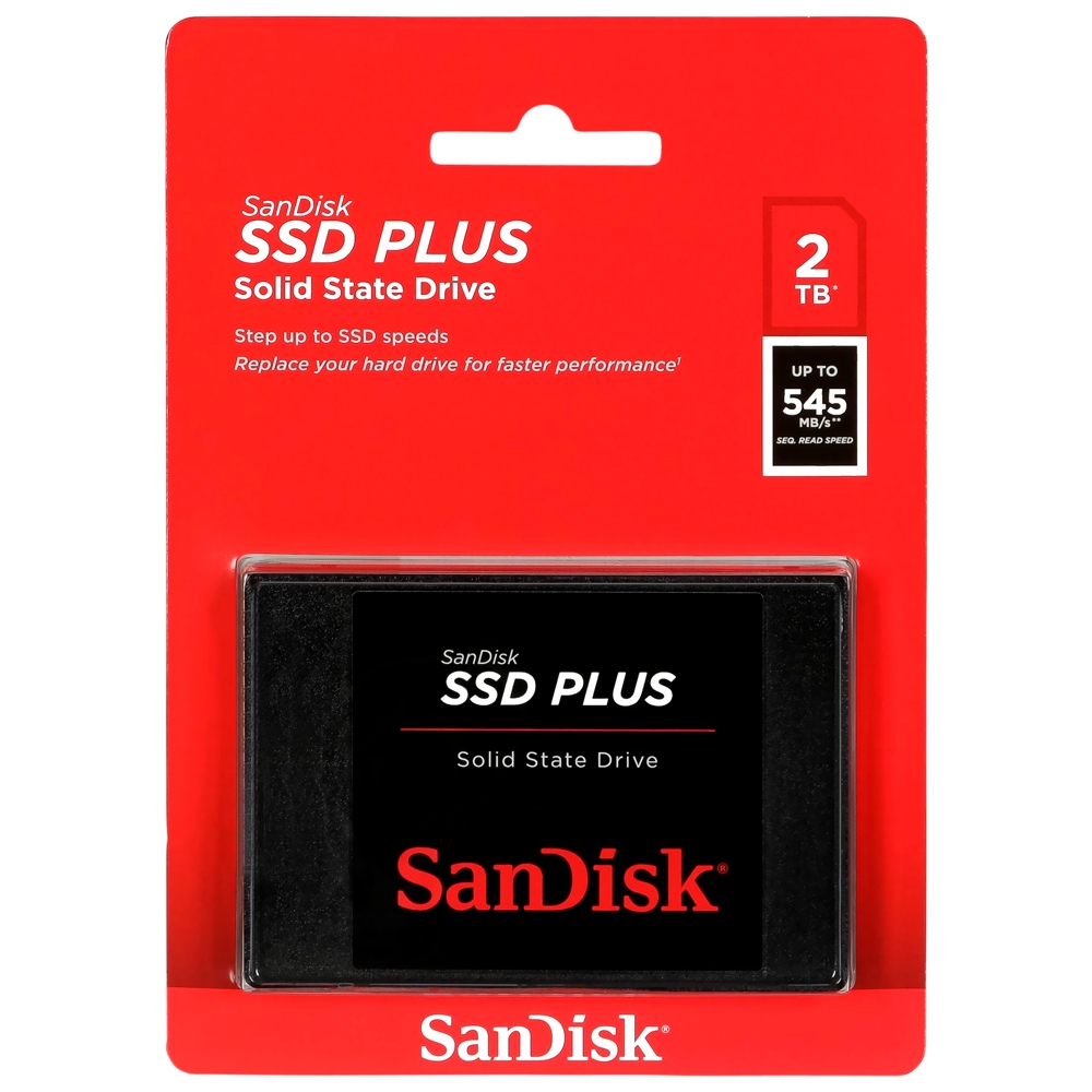 HD SSD SanDisk 2TB SATA III 2.5” G28 Plus – Alta Velocidade 545