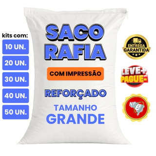 Saco Ráfia Erro Impressão Novo Mais Barato Entulho Milho Farinha ENVIO IMEDIATO