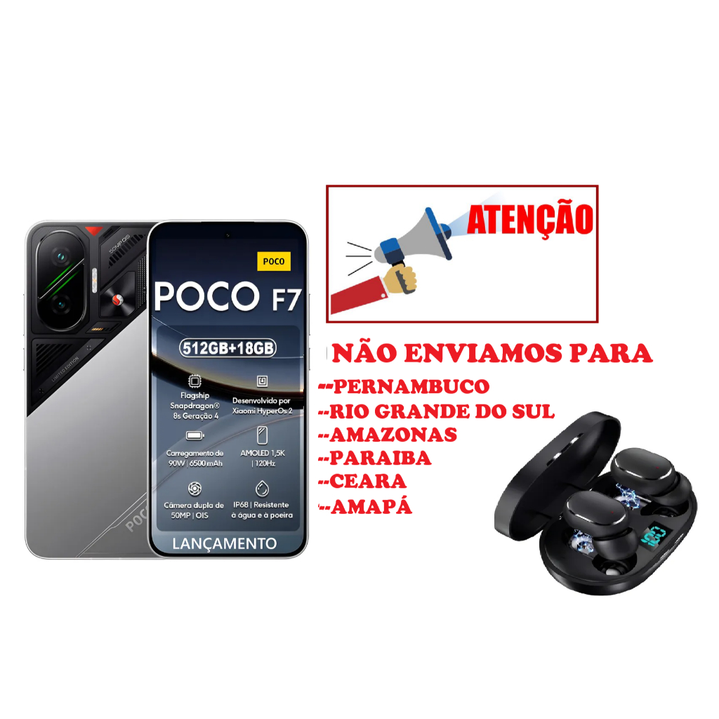 Xiaomi Poco F7 512 GB 12 RAM GLOBAL