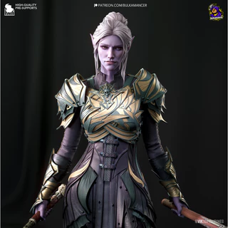 Action Figure | Minthara - Baldur's Gate 3 | Feita em Resina Premium Impressão 3D