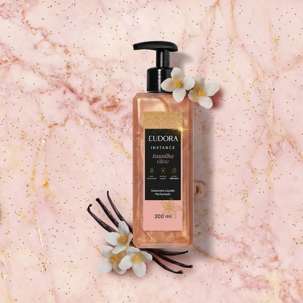 Eudora Instance Sabonete Líquido Perfumado Baunilha Glow 200ml | Shopee ...
