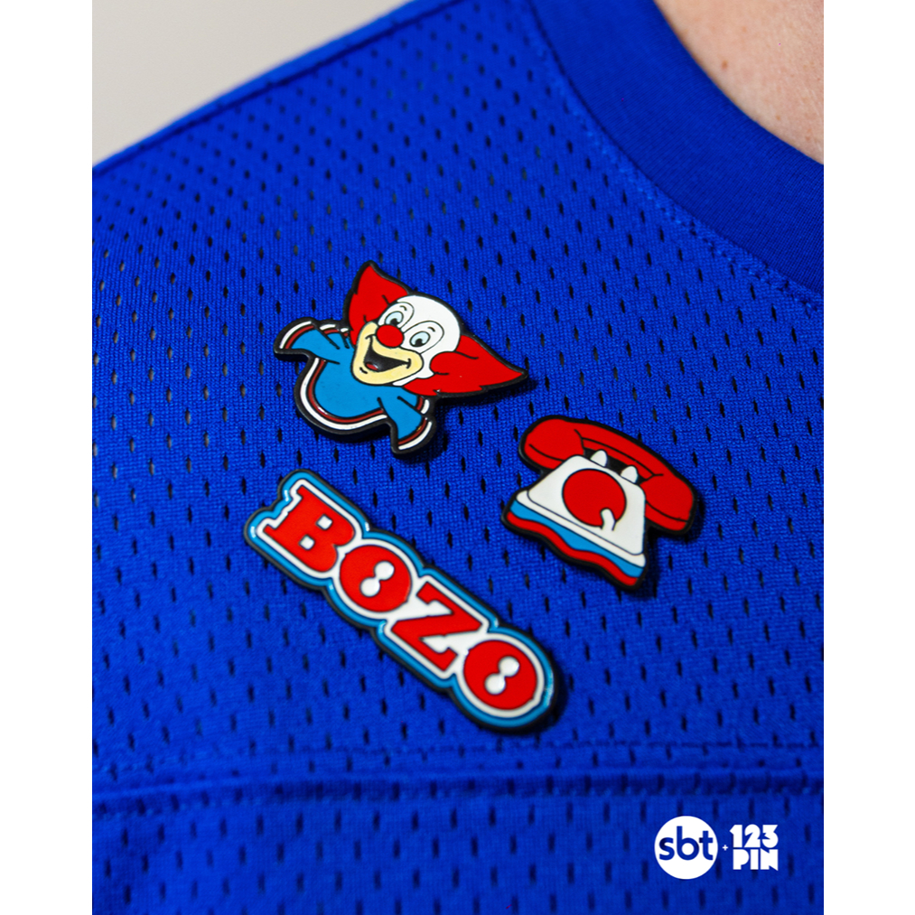 Kit Pins do Bozo (Broche) Produto oficial SBT | Shopee Brasil