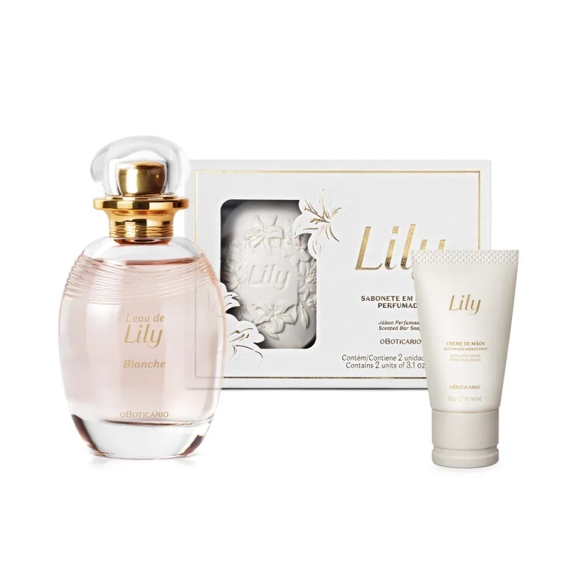 Combo Lily: Blanche Desodorante Colônia 75ml + Creme Hidratante