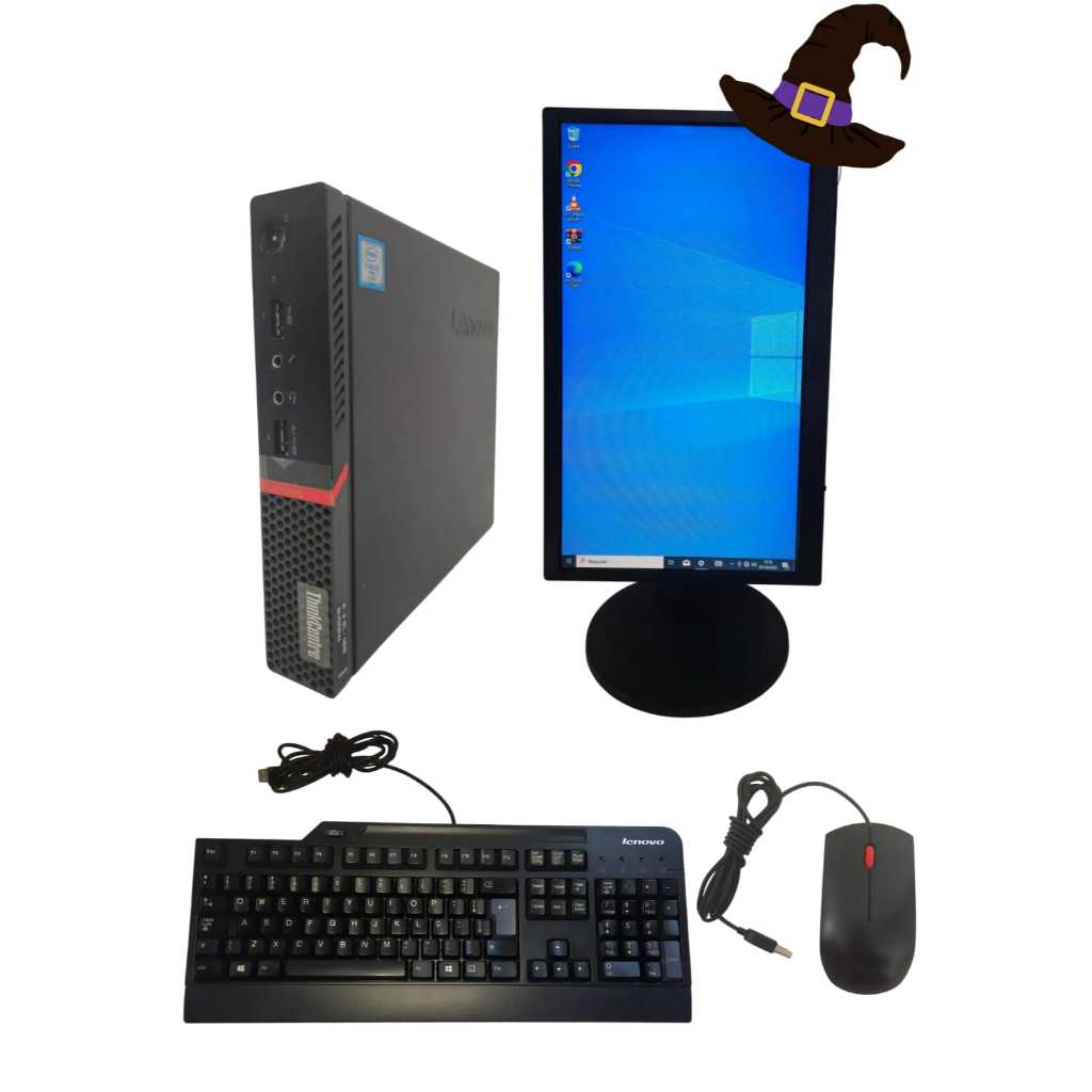 Mini Pc Lenovo Thinkcentre M900 + Monitor 19 Polegadas | Shopee Brasil