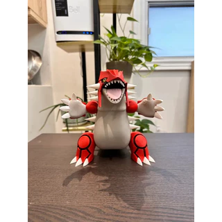 Groudon Pokémon Estátua 3d 20cm Colecionável