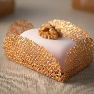 100 Forminhas para doces Finos Camafeu em Tela