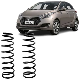 2 Molas traseiras originais Hyundai Hb20 hatch/sedan (2012/2020) .;