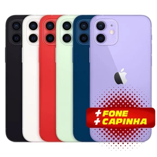 Fone sem fio + Celular IPhone 12 128Gb Original VITRINE em Oferta na Shopee