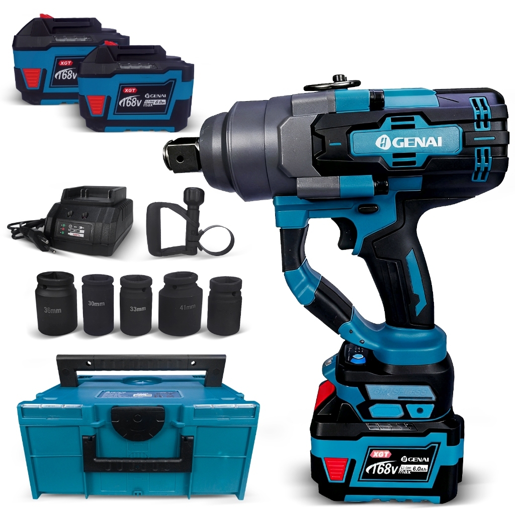 🔥Genai🔥168V Chave de Impacto 168V 3000N.m 1500W Motor Sem Escova