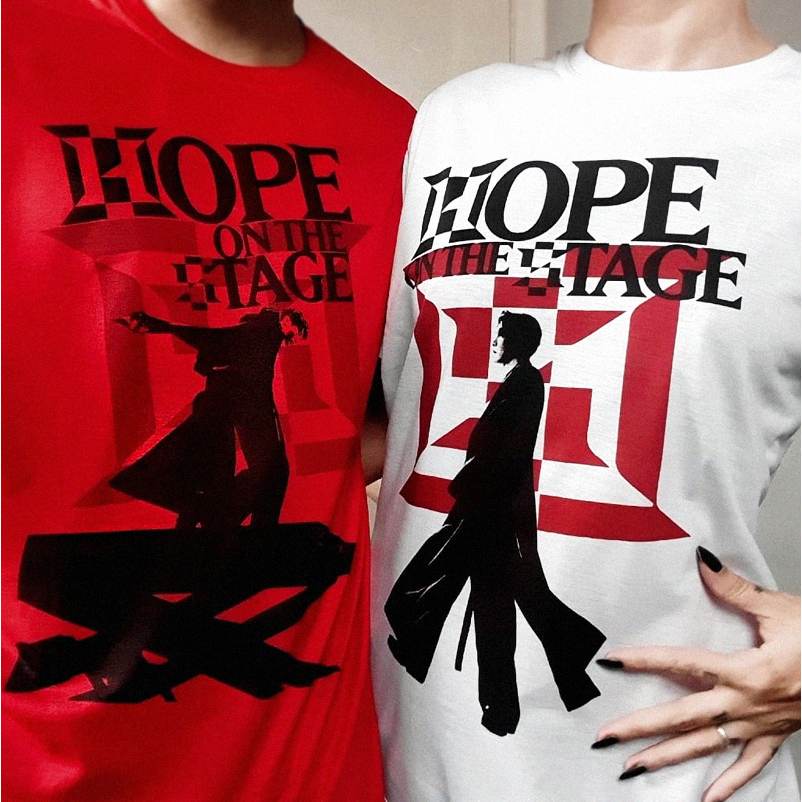 「タグ付新品」BTS HOPE ON THE STAGE TOUR TシャツL Camiseta Unissex 'HOPE ON THE STAGE' J-Hope Tour BTS | Shopee Brasil