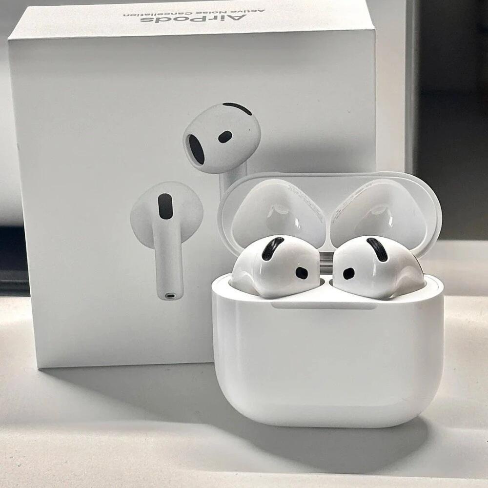 [ORIGINAL] 2025 Novo AirPods 4 Fone De Ouvido Sem Fio Bluetooth 5.2 Fones Suporte para Android e IOS 18