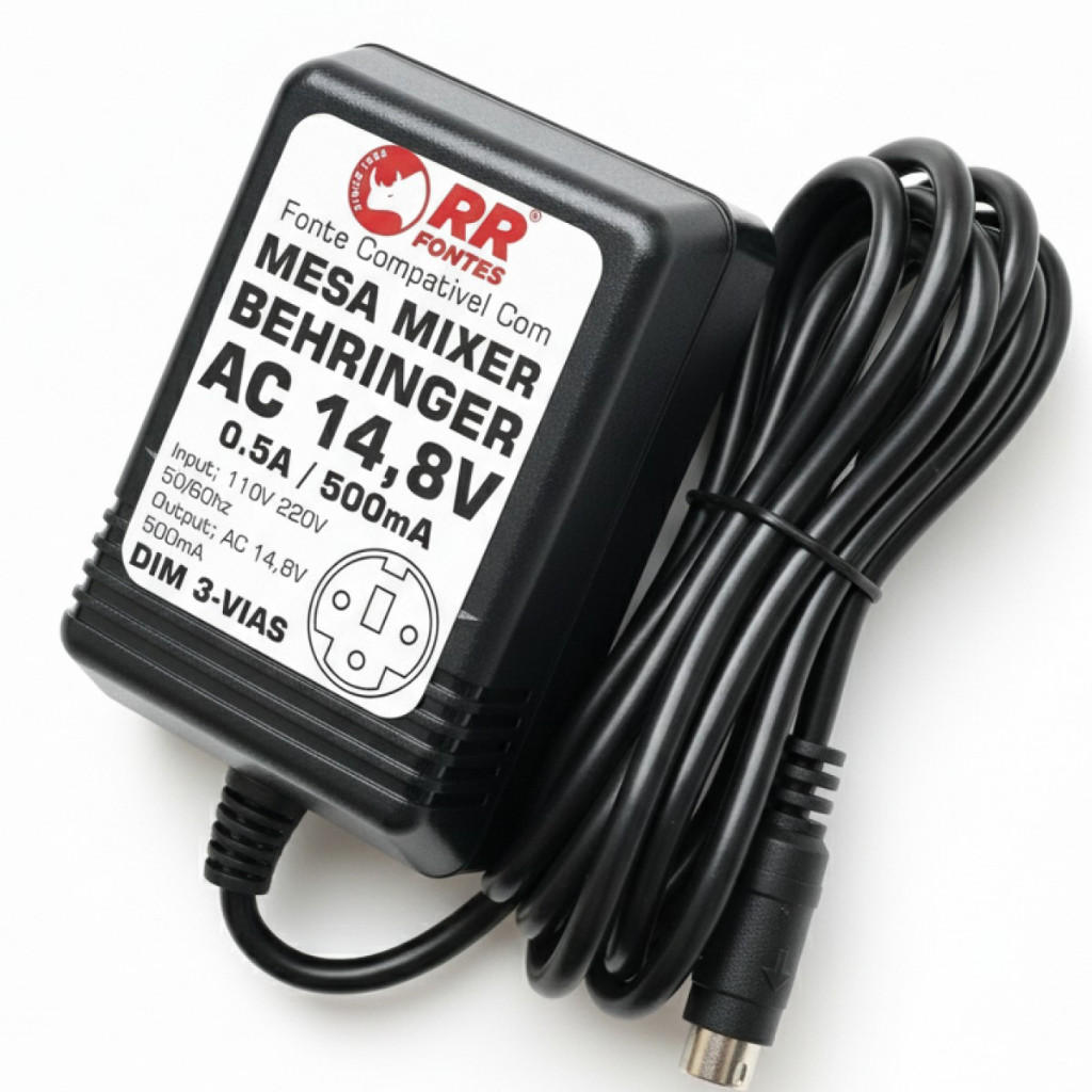Fonte 14,8v Mesa Mixer Behringer Xenyx 1002fx 1202fx Qx1002