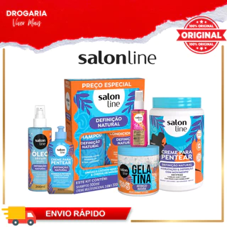Linha e Kits Salon Line Definição Natural.