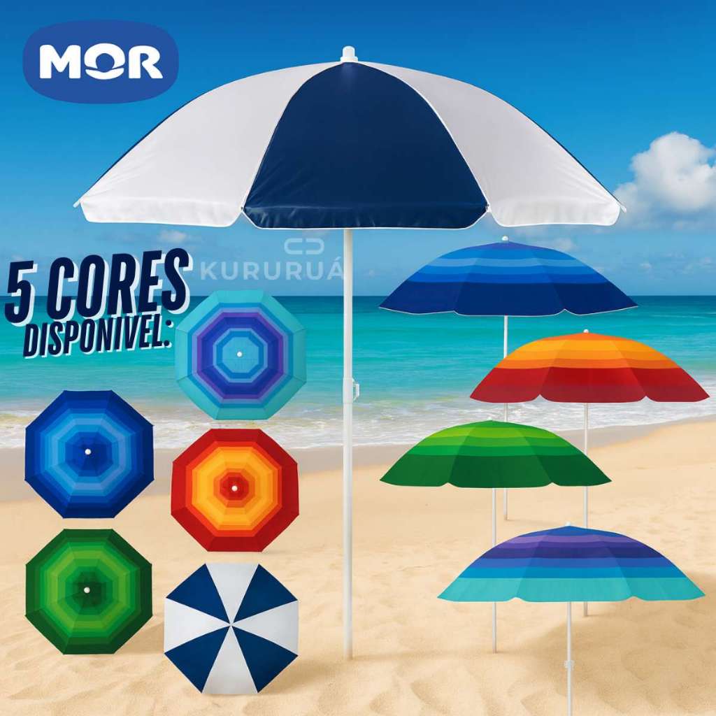 Guarda Sol Grande Praia Piscina com Proteção UV Resistente ao Vento ...