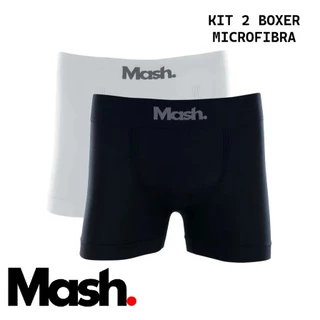 Kit 2 Cuecas Mash Boxer Sem Costura Box Microfibra