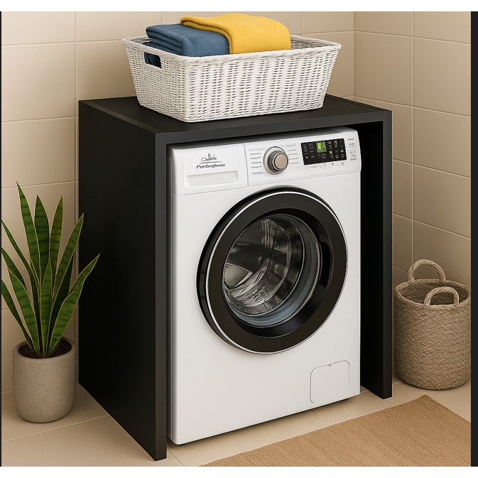 Bancada Balcão Para Embutir Lava E Seca Lavanderia-107