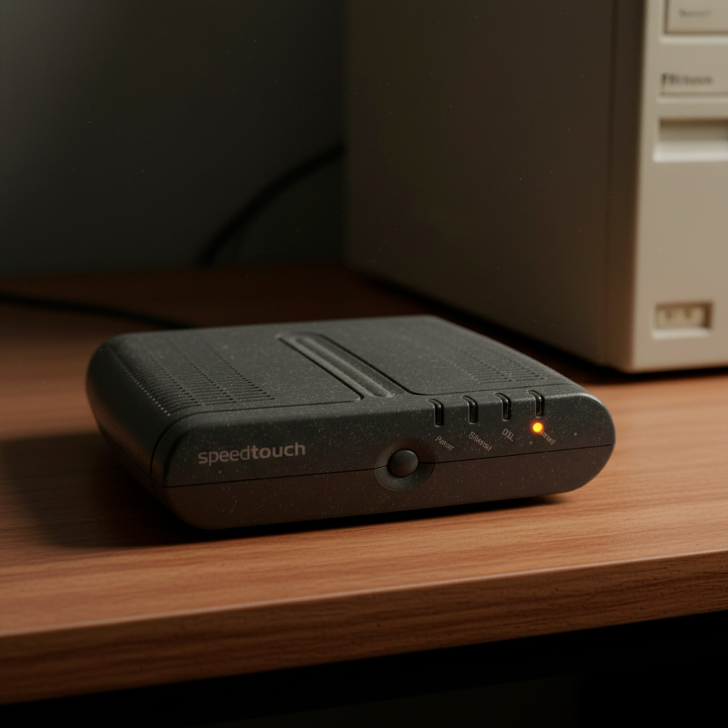 Modem Adsl Thomson St510 V6 Speedtouch Original Funcionando (Sem Fonte ...