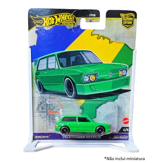 Hot Wheels Expositor - Display Mesa Blister Premium Branco (não inclui miniatura)