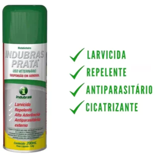 MATA BICHEIRA PRATA 200ML - USO VET INDUBRAS
