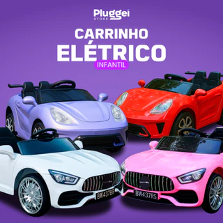 Mini Carro Elétrico Infantil C/ USB Passeio Motorizado 6v Com Luz Buzina Múscia e Controle Remoto em Oferta na Shopee