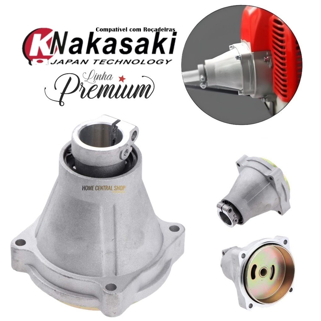 Caixa De Embreagem Tambor Para Roçadeira 26mm 9 Estrias Nakasaki 63cc 65cc  Pro | Shopee Brasil