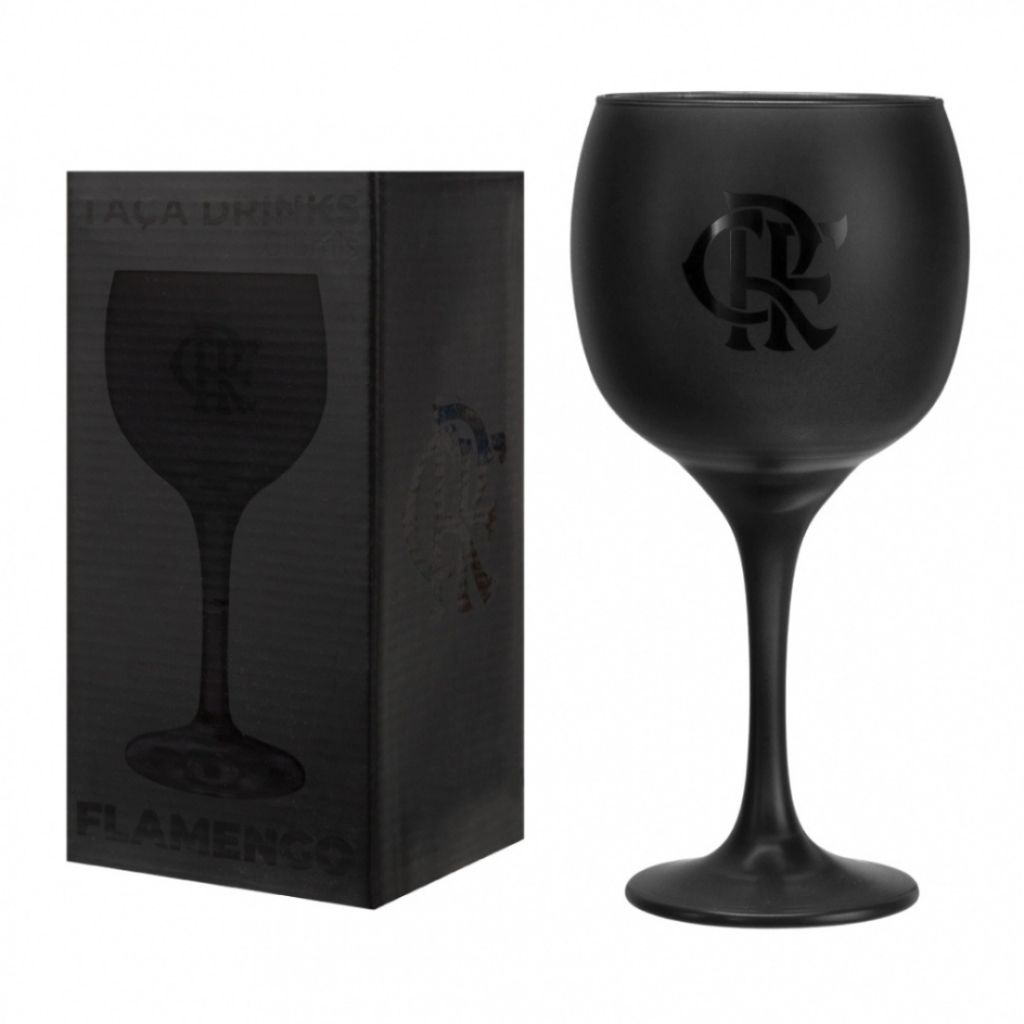 Taça Drinks Prime Flamengo Preta 615 ML