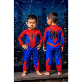 Fantasia Infantil Super Heróis Manga Longa 2 peças Fantasia para Bebê Hulk Capitão américa Fantasia Homem Aranha