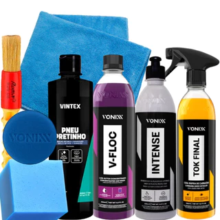 KIT SHAMPOO V-FLOC CERA TOK FINAL REVITALIZADOR INTENSE PRETINHO VONIXX em Oferta na Shopee