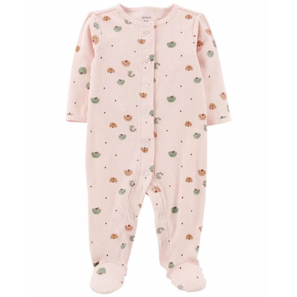 Macacão Com Pezinho Carter's | Bebê Menina | Tamanho 9 Meses | Shopee ...