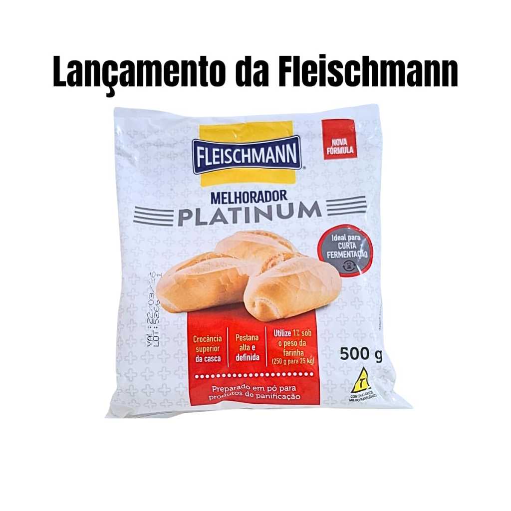 melhorador de farinha platinum fleischmann curta fermentação massas ...