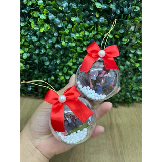Bolinhas de Natal com Foto, esferas personalizadas natal,Bolinhas personalizadas com fotos-bolinhas de acrilico com foto