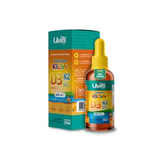 Vitamina D3 K2 Infantil 20ml 600 Doses - Uvits em Oferta na Shopee