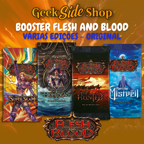Booster ORIGINAL Flesh and Blood (várias edições) | Shopee Brasil
