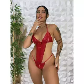 Body Rendado Lingerie Sexy Marido Apressado abertura bory feminino Apressadinha