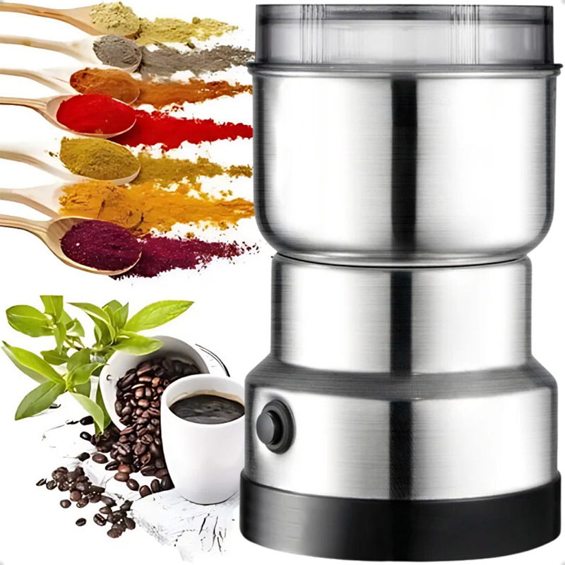Moedor E Triturador De Café Grãos Eletrico Inox 220V Ex Deco