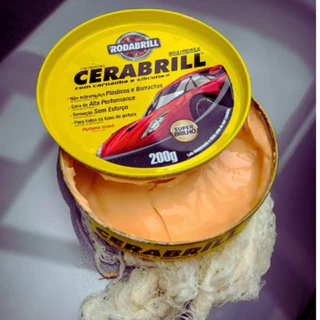 Cerabrill com Carnaúba e Silicone Alta performance Rodabrill 200g