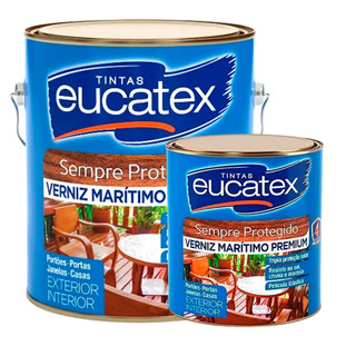 Verniz Para Madeiras Incolor Tingidor Brilhante Marítimo Eucatex Proteção