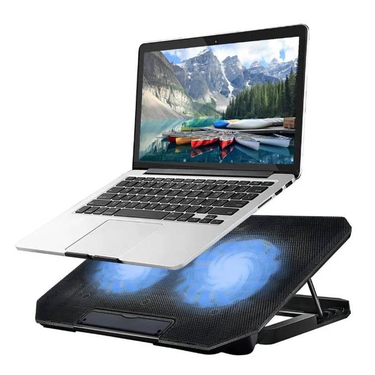 Suporte Notebook Base Led Refrigerada Ventilação Silenciosa Cor Preto ...