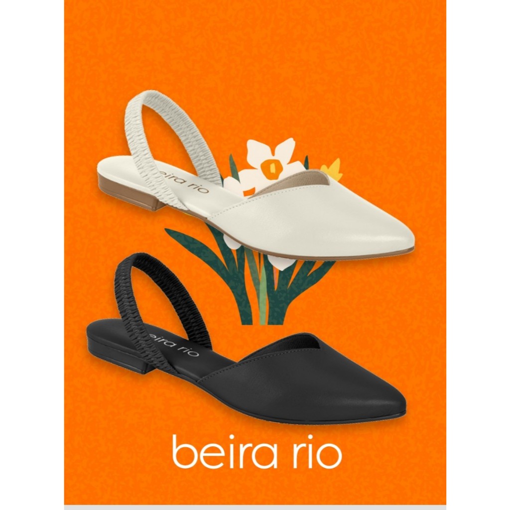 Sapatilha Mule Feminina Confortável Beira Rio 4134.446 | Shopee Brasil