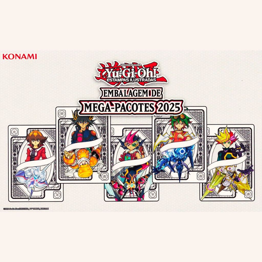 Yugioh 1 Mega Pack Tin 2025 Booster Cartas Português Konami