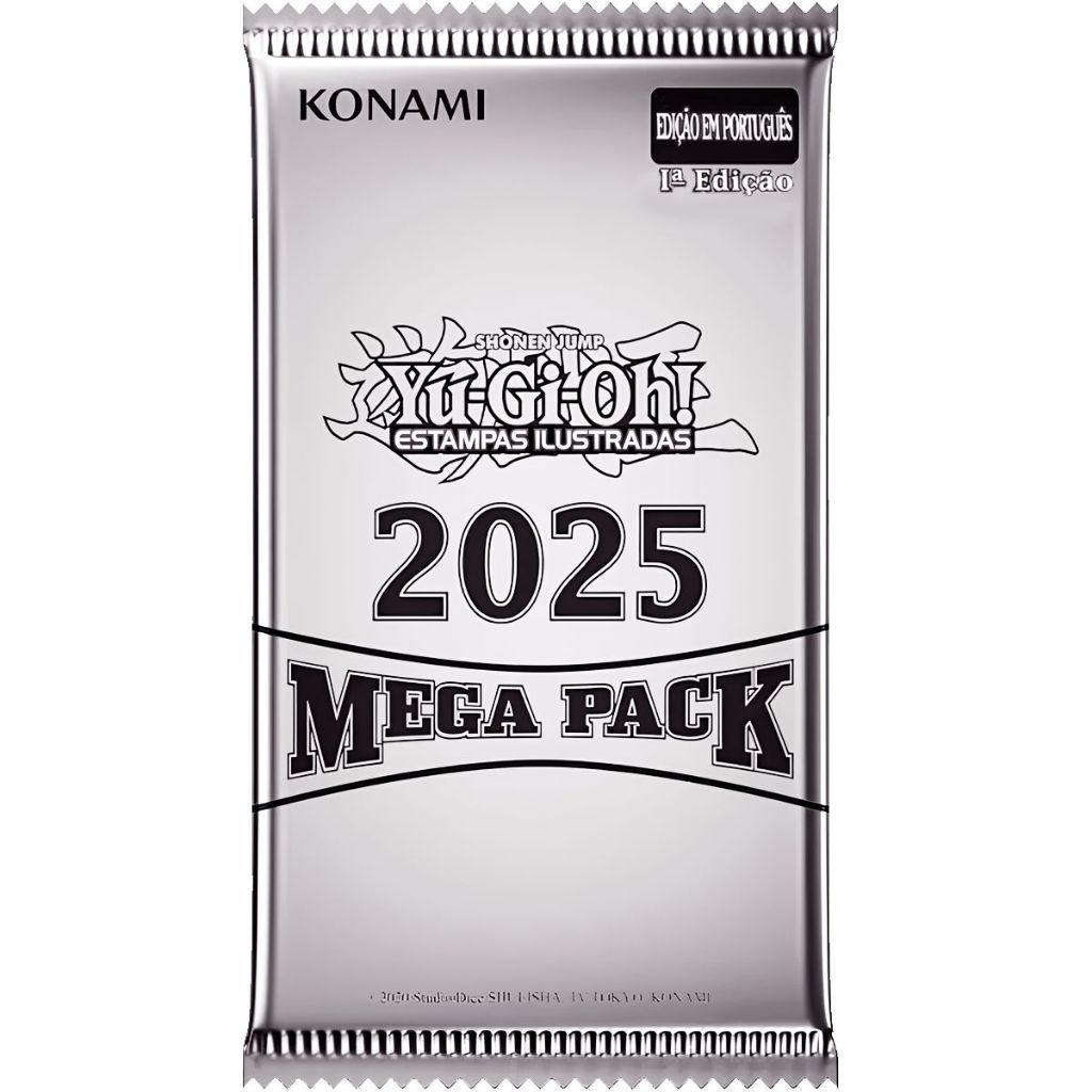 Yugioh 1 Mega Pack Tin 2025 Booster Cartas Português Konami