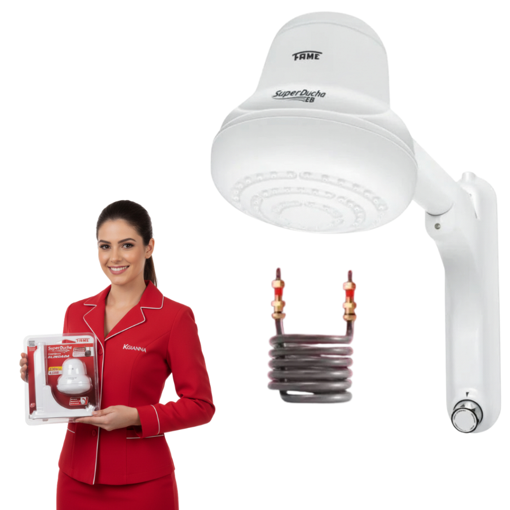 Chuveiro Super Ducha Premium Resistencia Blindada 220v 4400w Fame
