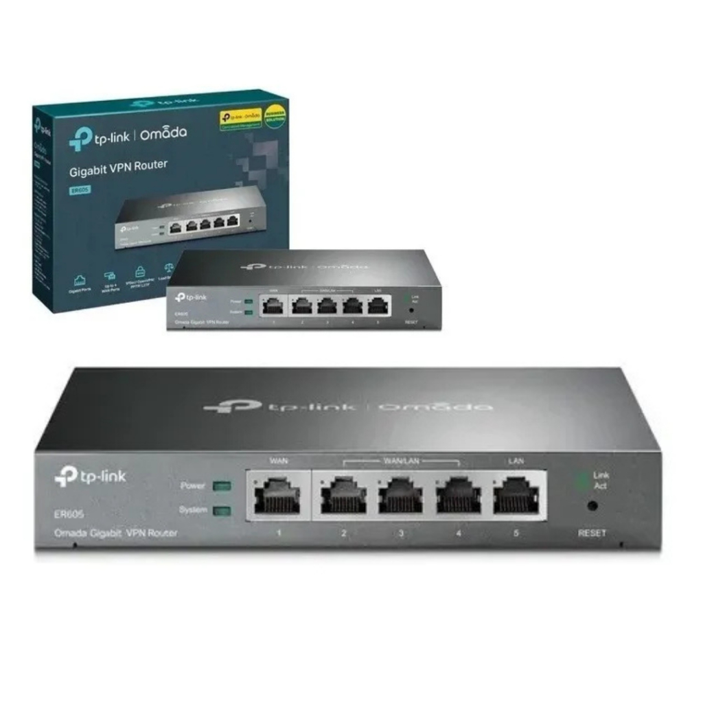 Roteador Tp-link Load Balance Router Multi-wan Vpn Tl-er605 | Shopee Brasil