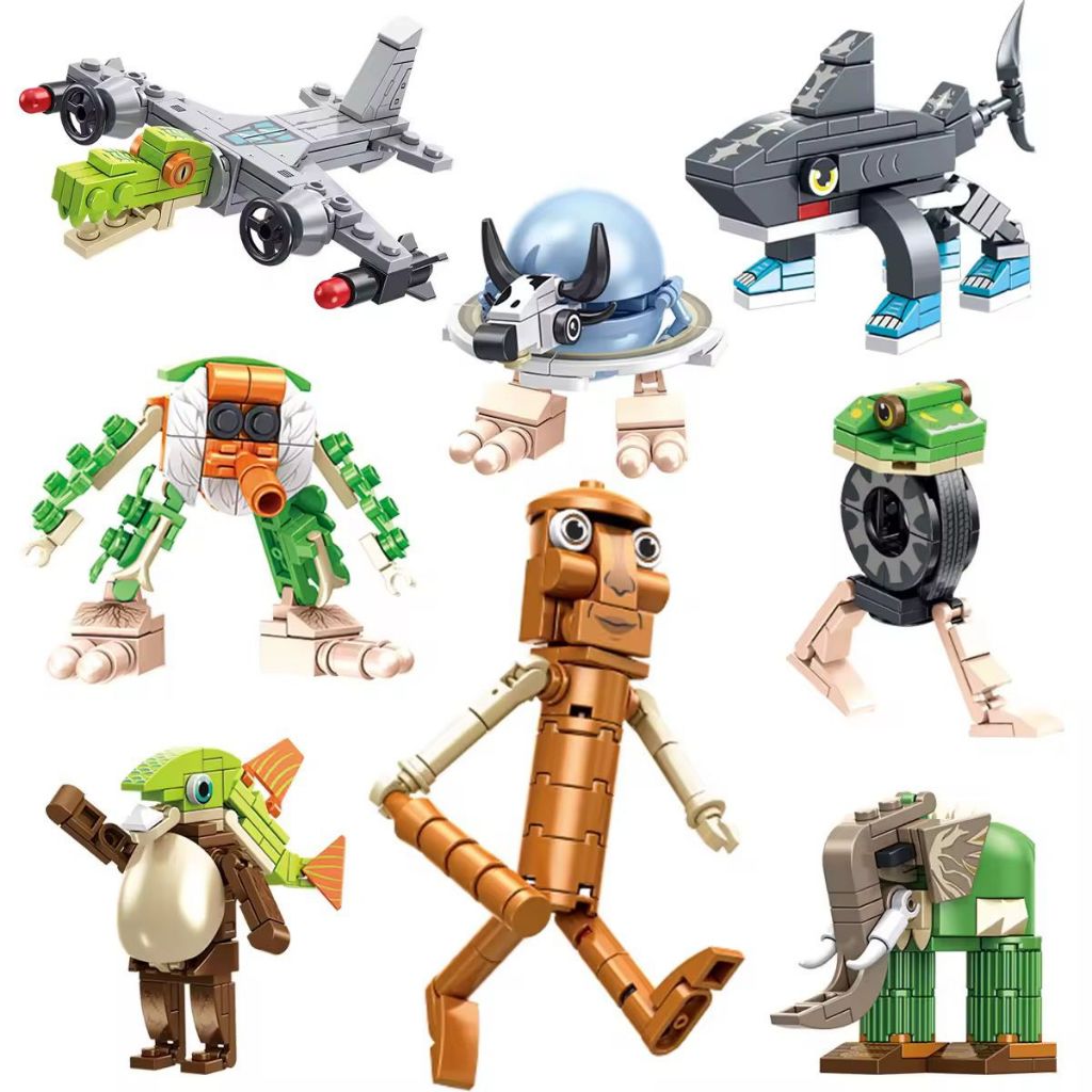 Blocos De Montar Brainrots Kit 8 Personagens 518 Italian Brainrot ...