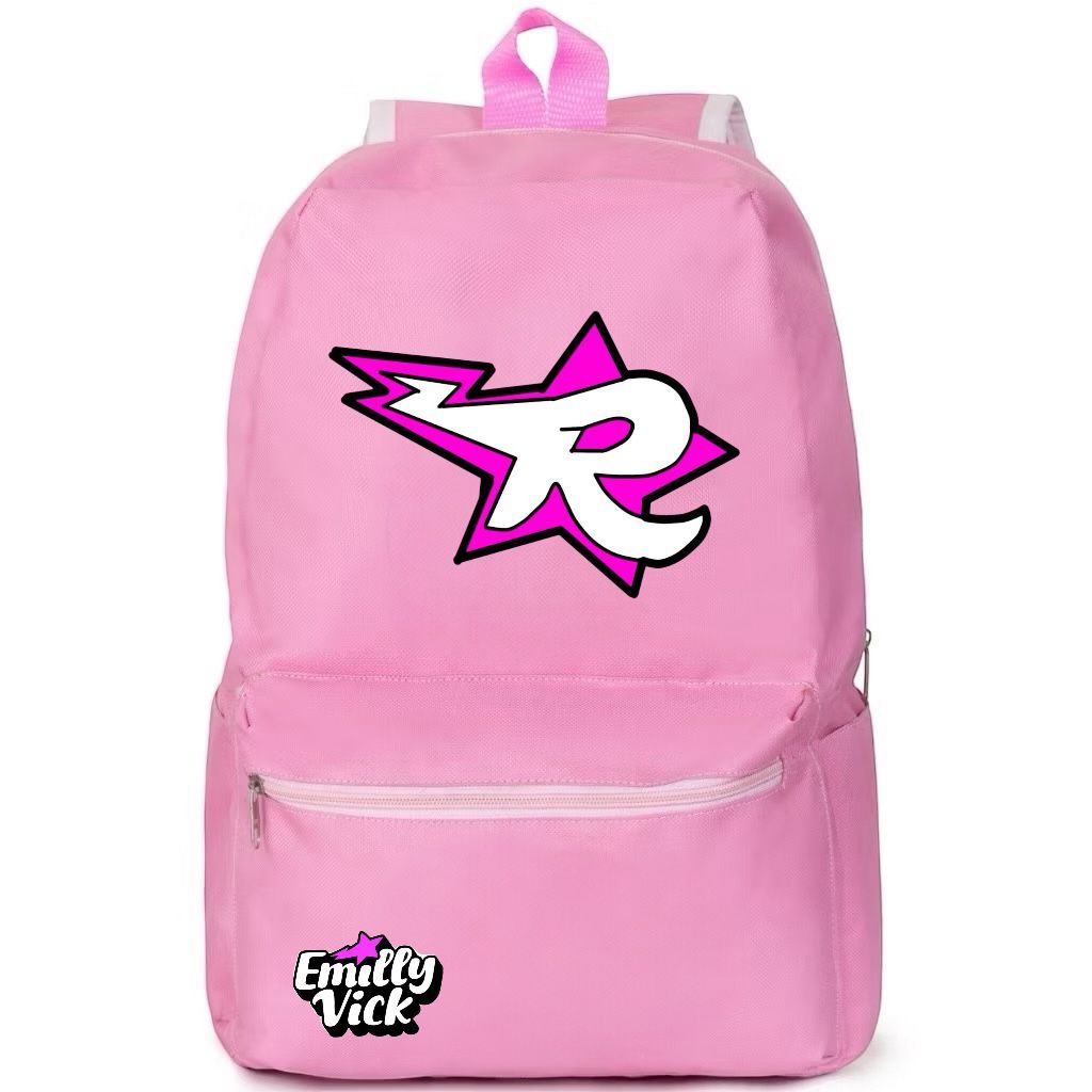 Mochila Emilly Vick Grupo dos Rosas Estampada Reforçada, Grande e ...