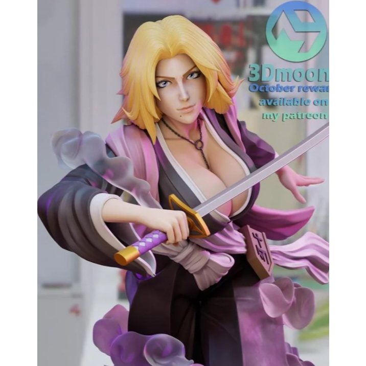 Matsumoto Rangiku / Bleach – Action Figure Diorama e Decoração