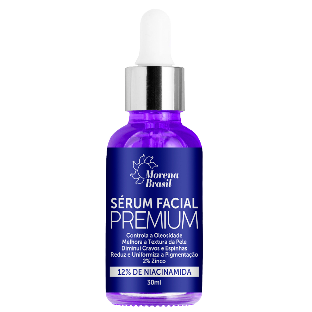 Kit Séruns Faciais Morena Brasil – Vitamina C, Ácido Hialurônico