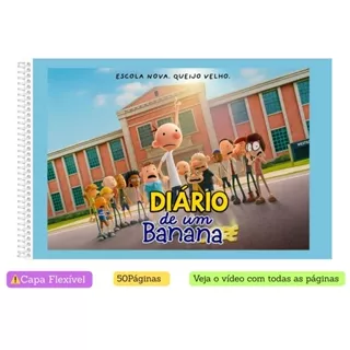 Livro de Colorir Diário de um Banana | Coloring Book | Edição Fofa e Divertida |Tam. A5 e A4| 50 Paginas |Filme em Oferta na Shopee