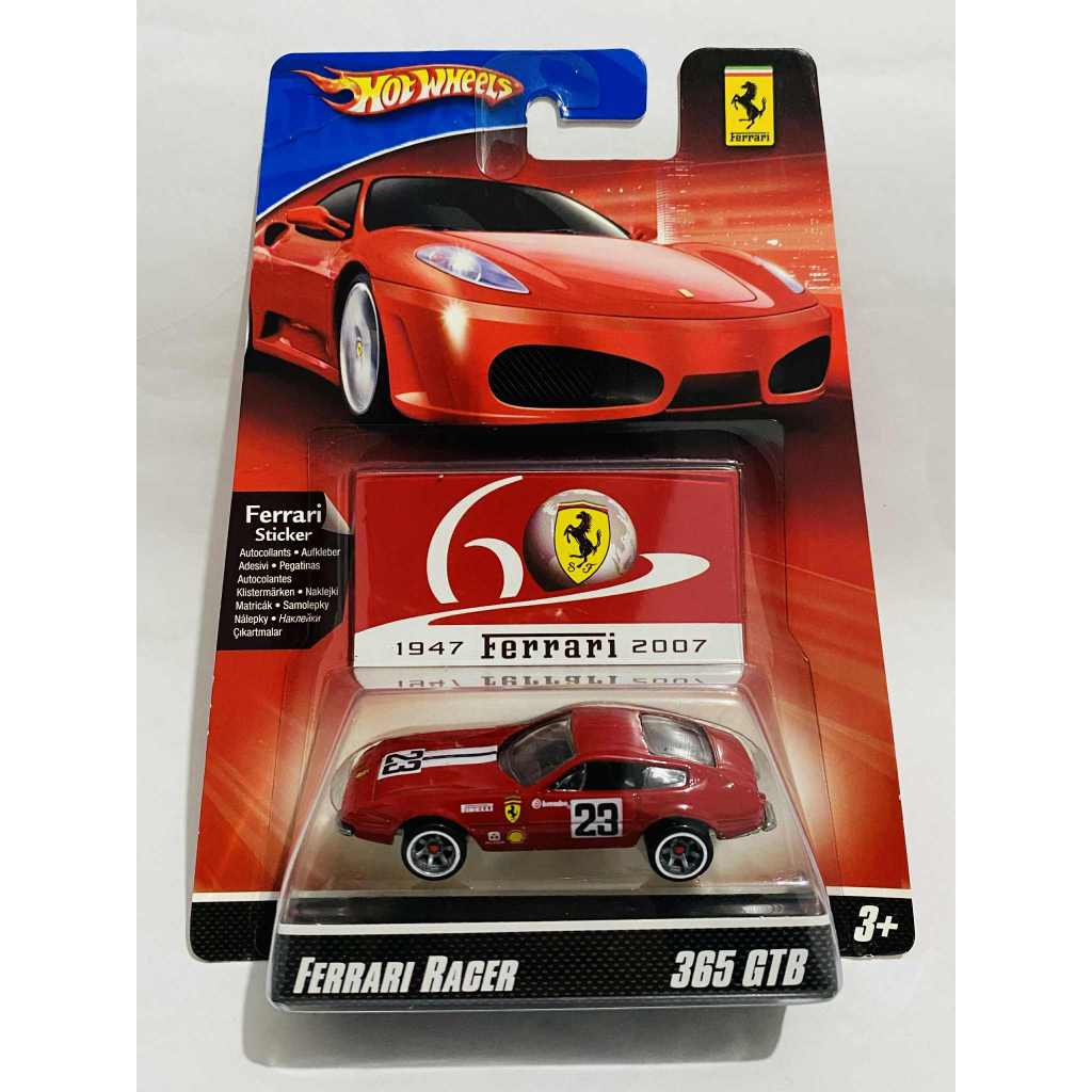 Hot Wheels - 365 GTB - Ferrari Racer - 1947 Ferrari 2007 | Shopee